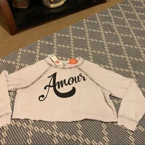 WILDFOX NWT  copped “Amore” sweatshirt